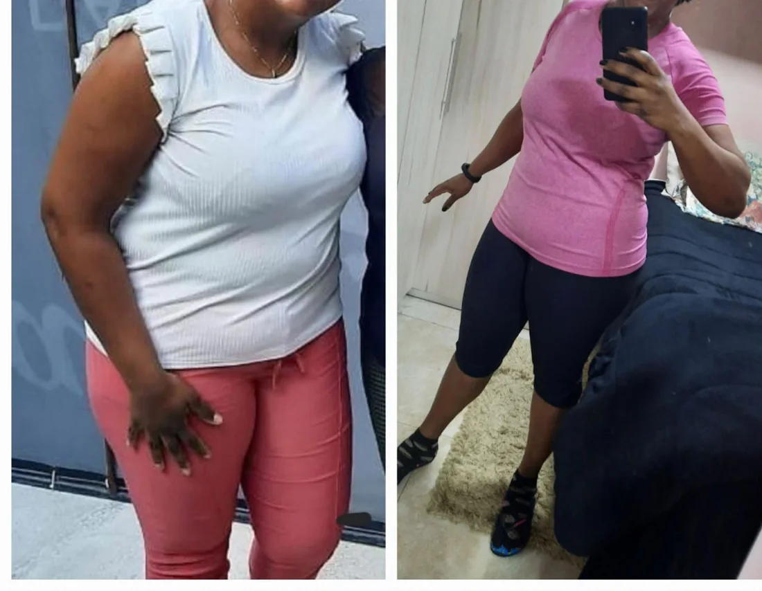 Registro comparativo compartilhado por participante do Slim28 — foto 5